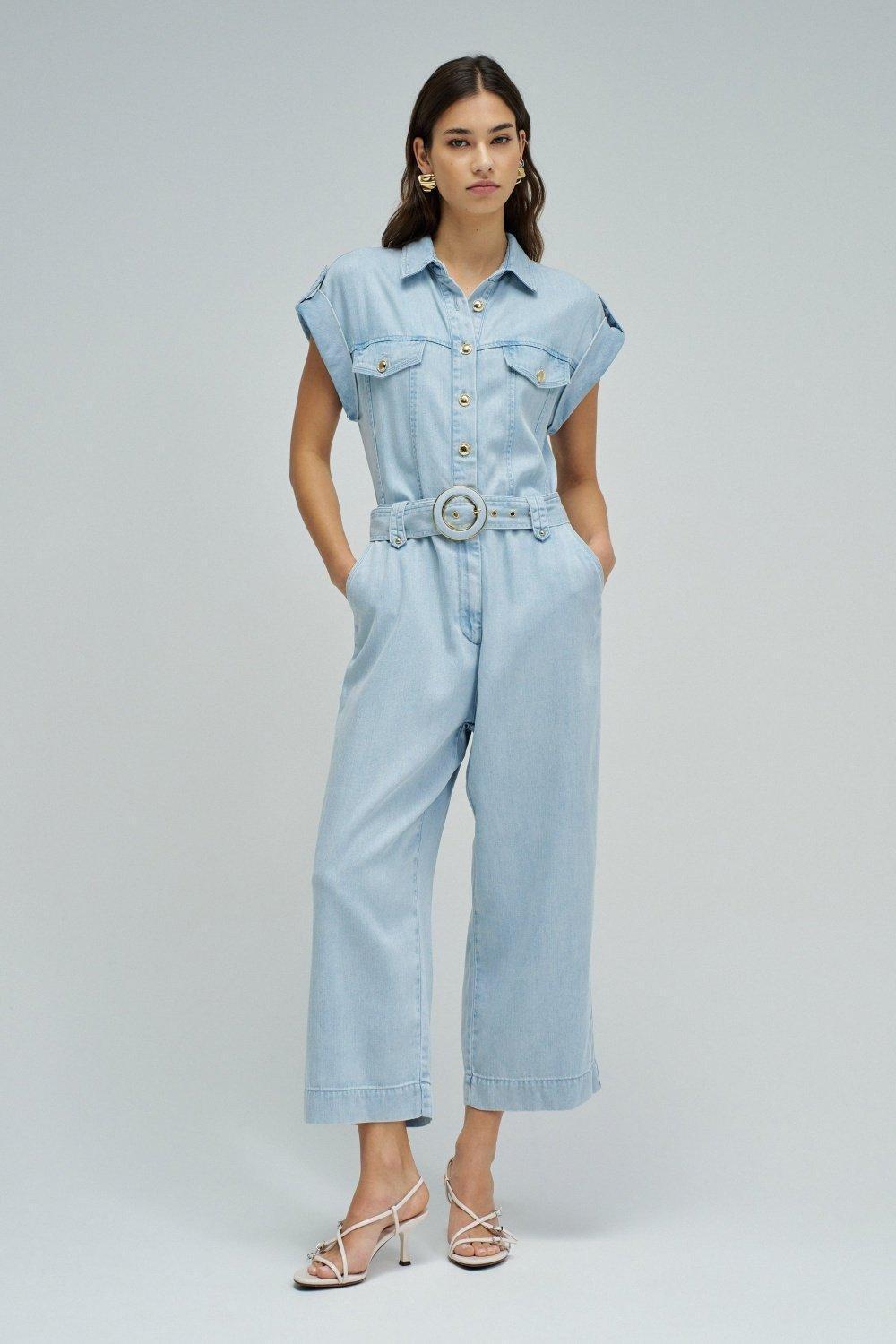 Overall In Lightdenim, Blue, medium