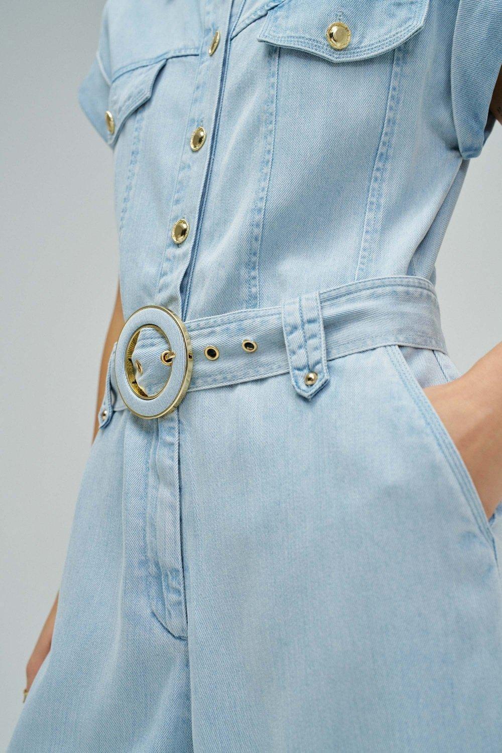 Lightdenim Overall, Blue, large image number 4