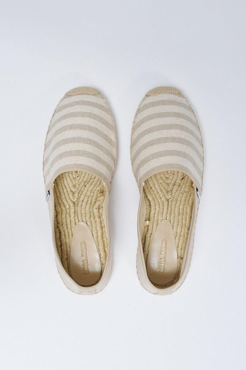 Striped Alpercatas, Navy, large image number 4