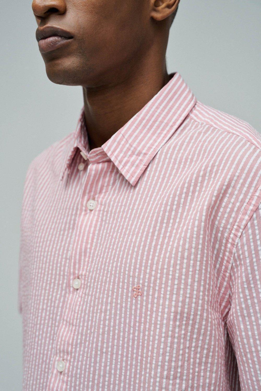 Shirt With Stripes, Dark Pink, large image number 4