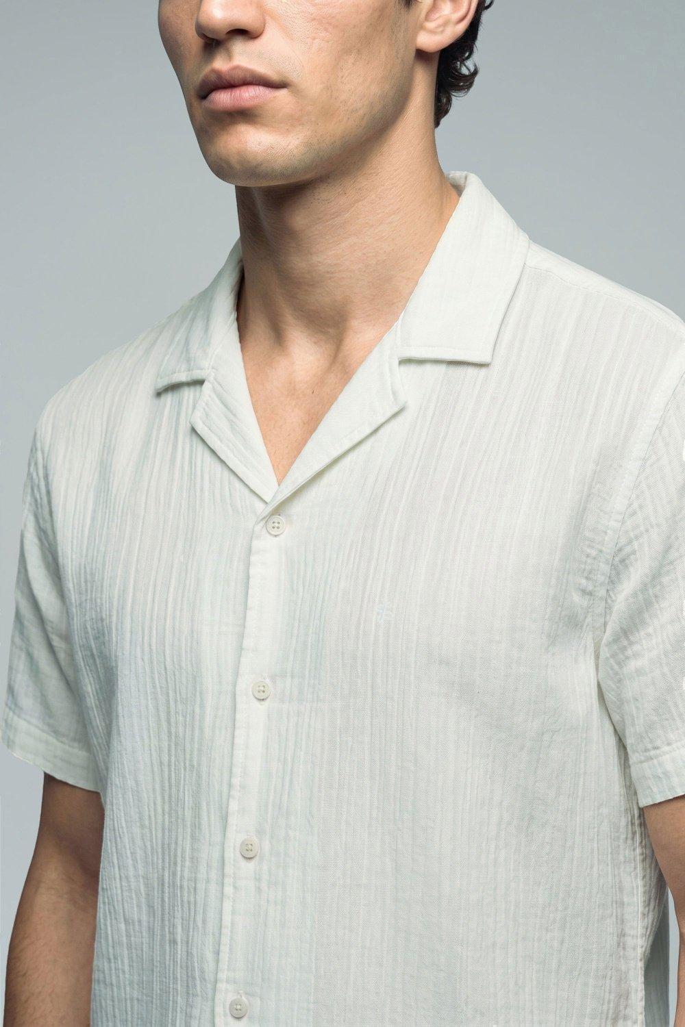 Short Sleeved Shirt, Blue, large image number 4
