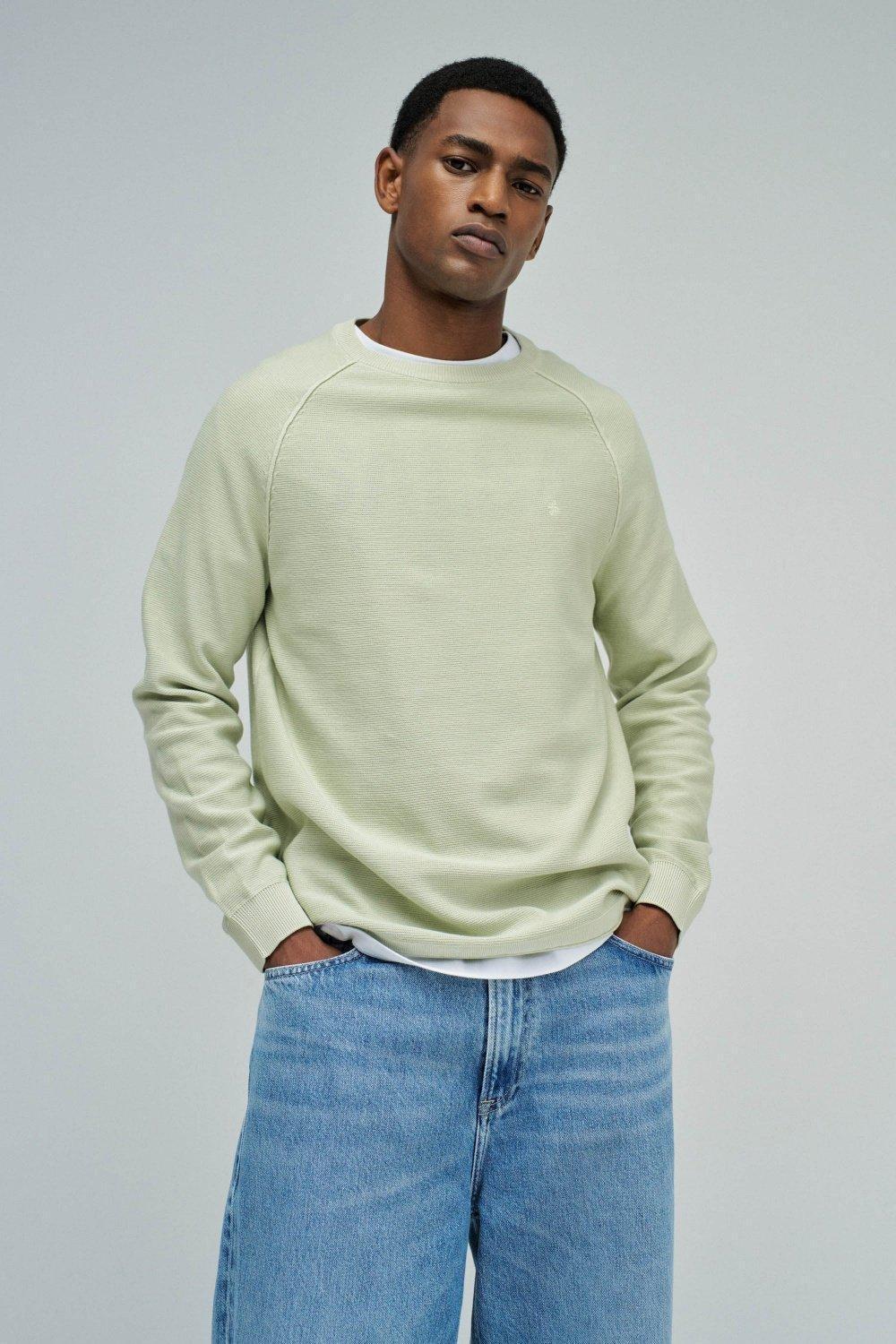 Knitted Jumper, Green, large image number 0