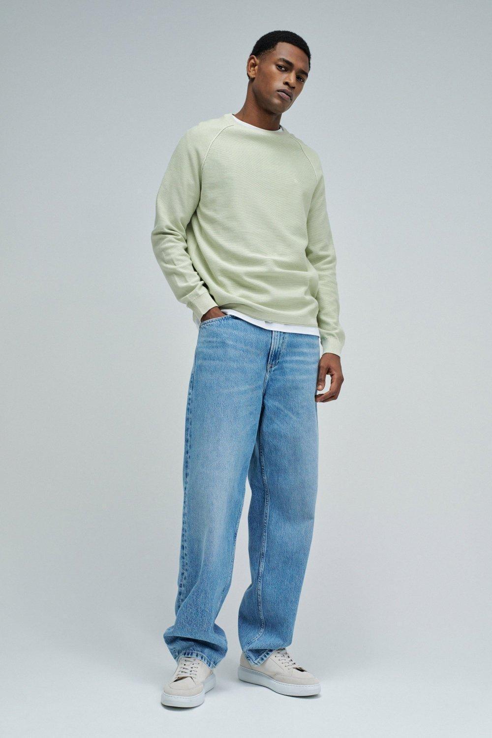 Knitted Jumper, Green, large image number 1