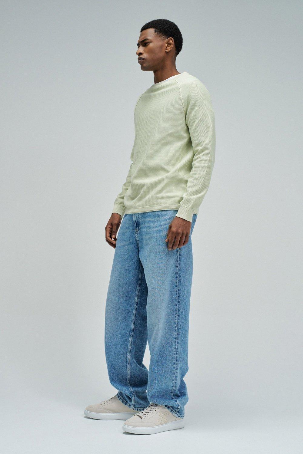 Knitted Jumper, Green, medium