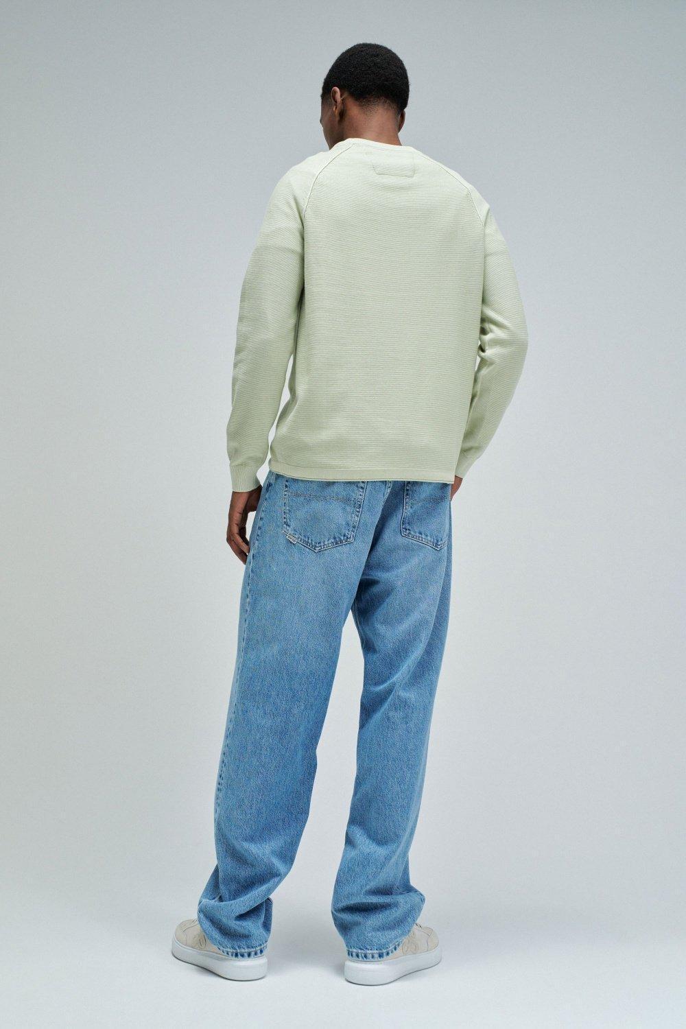 Knitted Jumper, Green, large image number 3