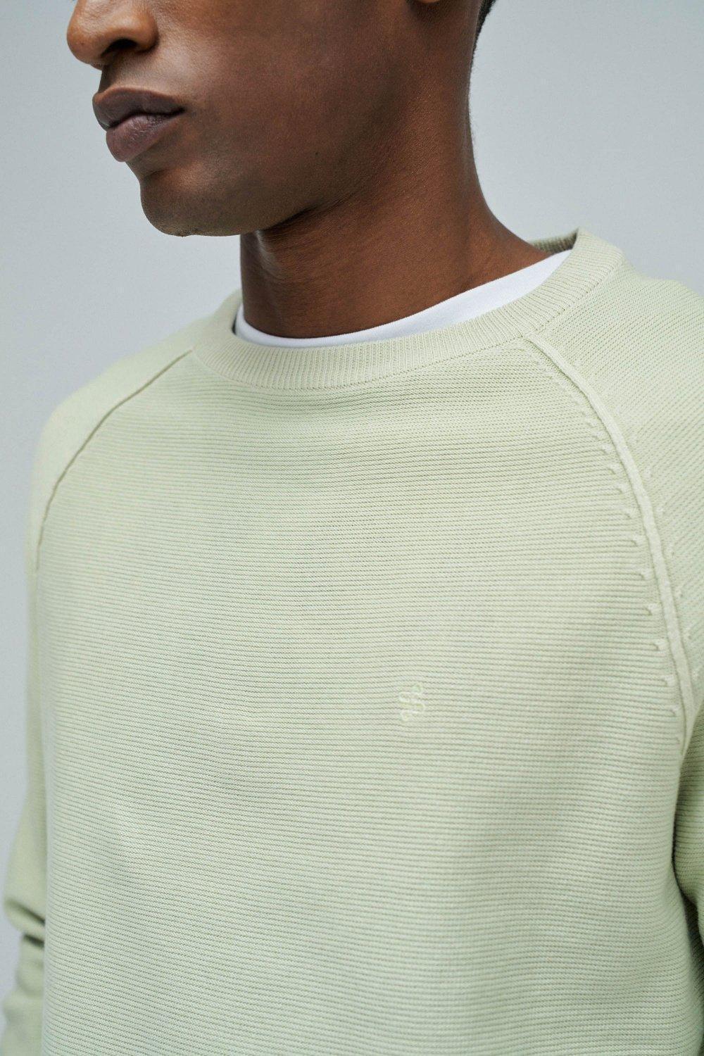 Knitted Jumper, Green, large image number 4