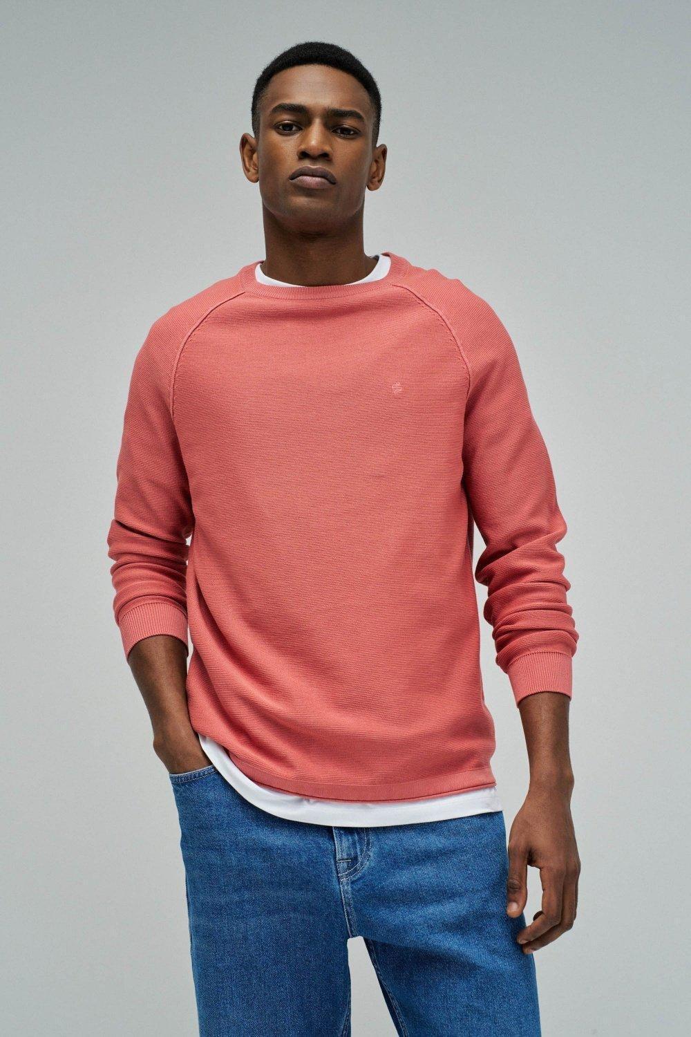 Knitted Jumper, Dark Pink, medium