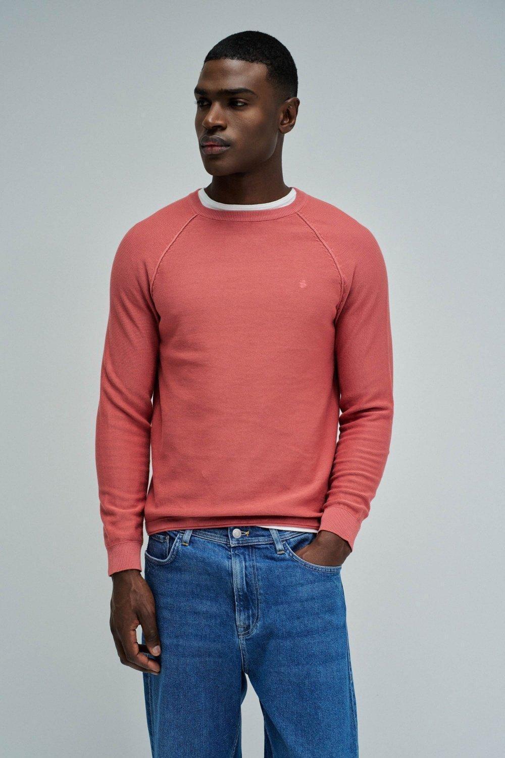 Knitted Jumper, Dark Pink, medium