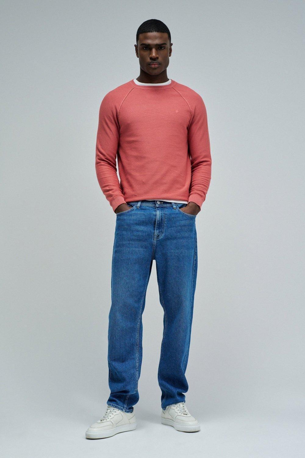 Knitted Jumper, Dark Pink, medium