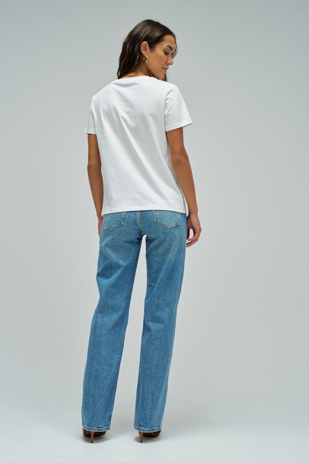 T-Shirt With Branding, Beige, large image number 3