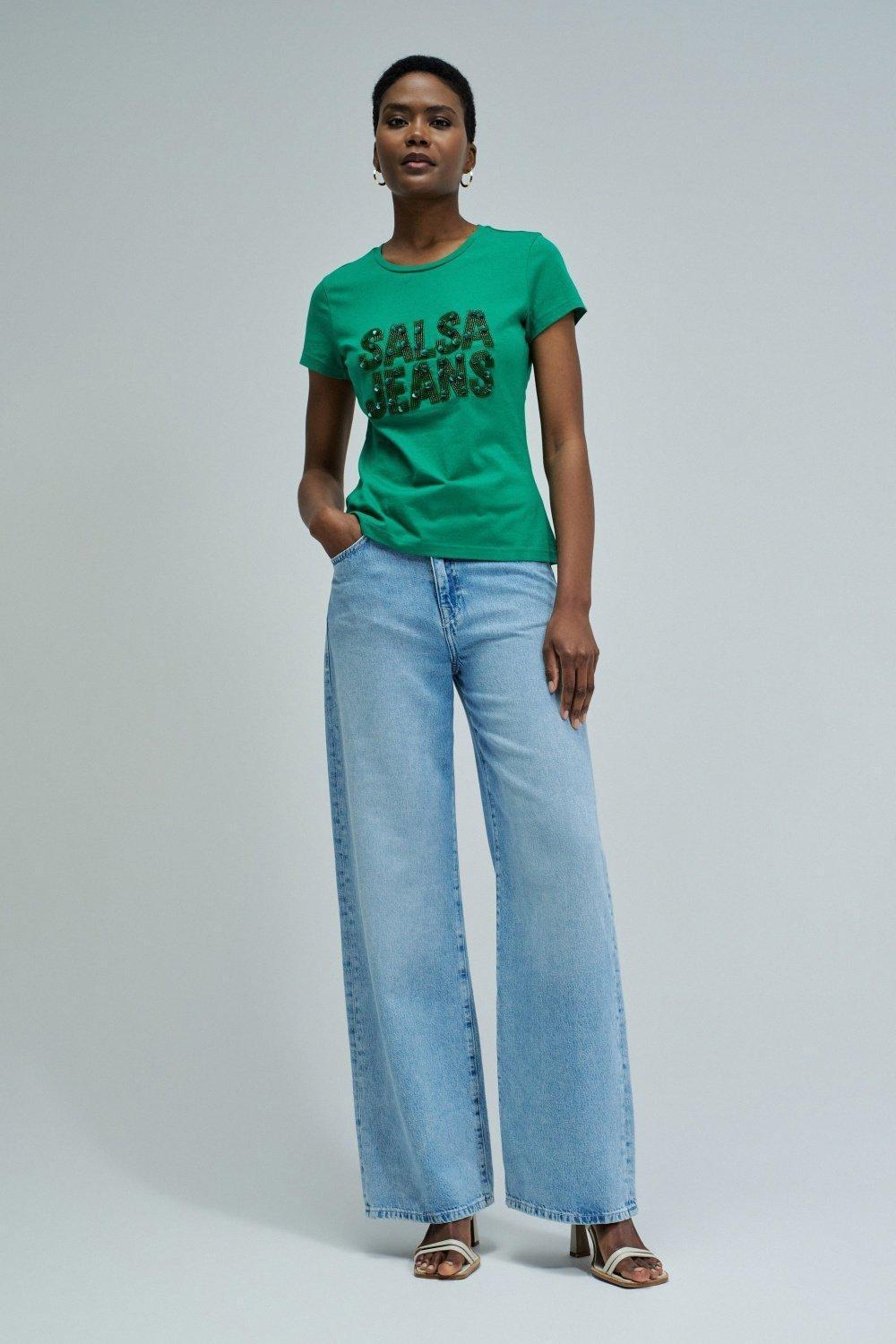 Dress With Branding, Green, medium