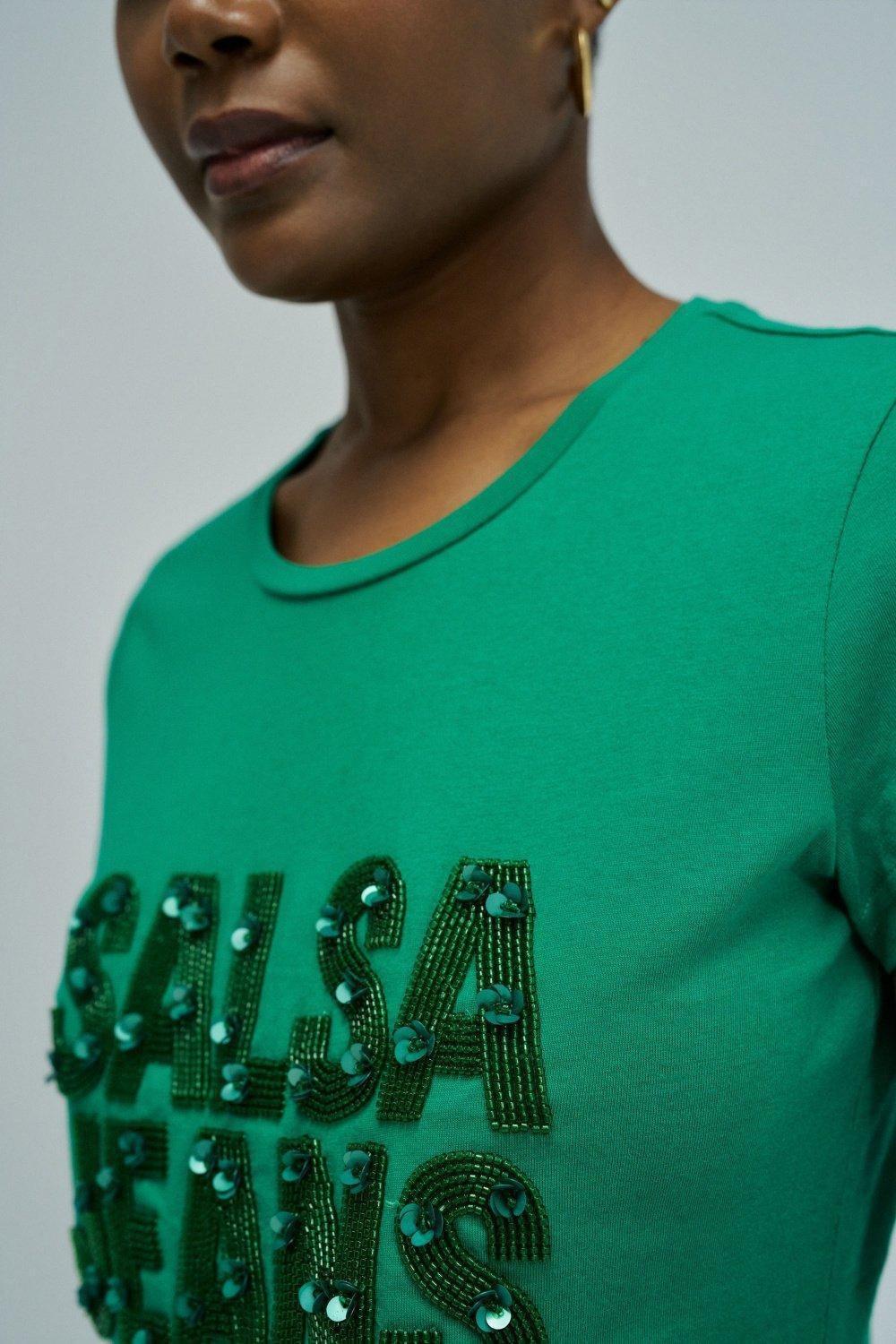 Dress With Branding, Green, large image number 4