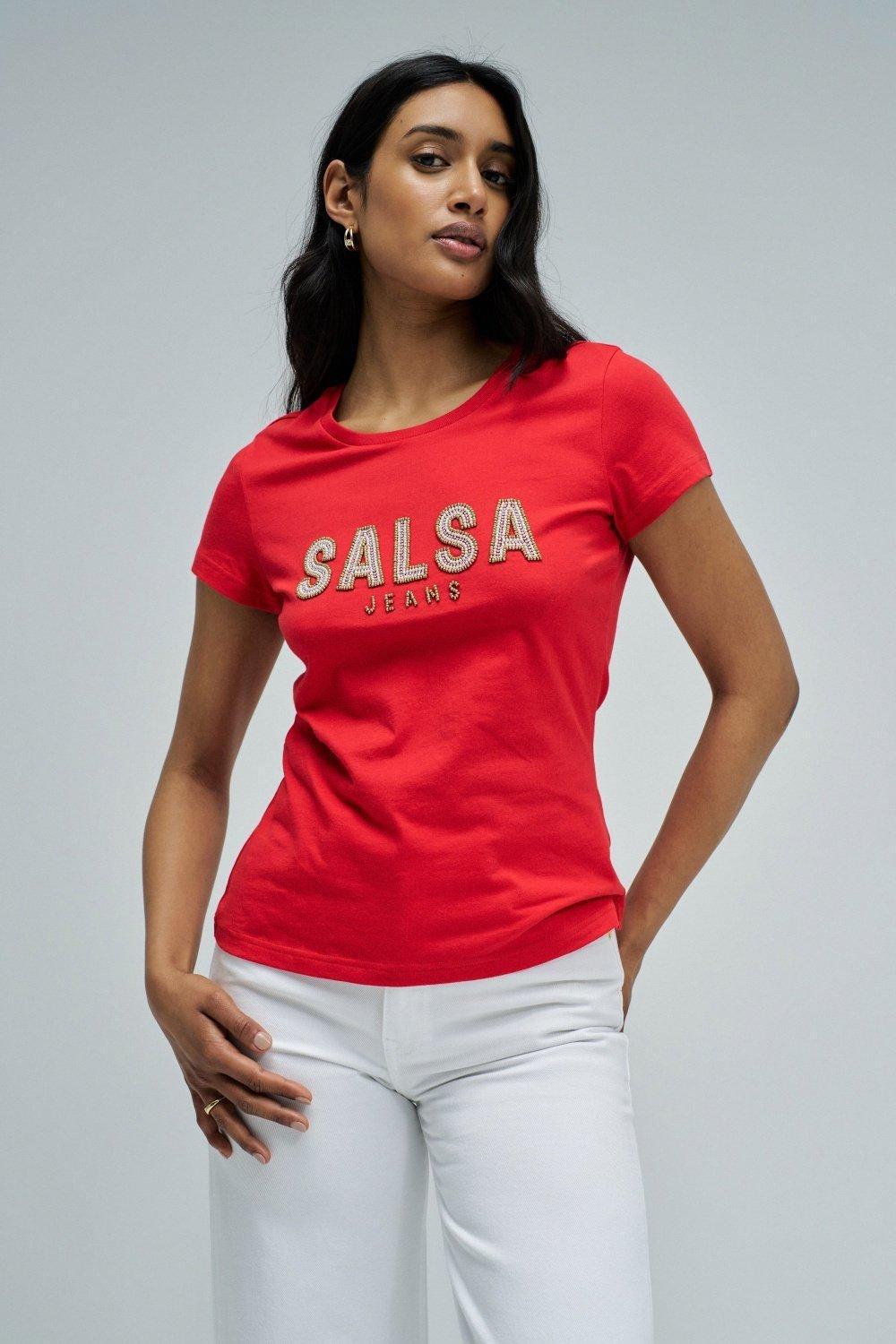 Dress With Branding, Red, medium