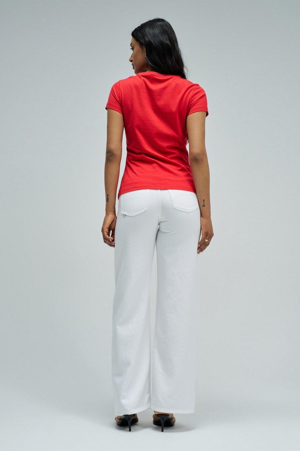 Dress With Branding, Red, large image number 3