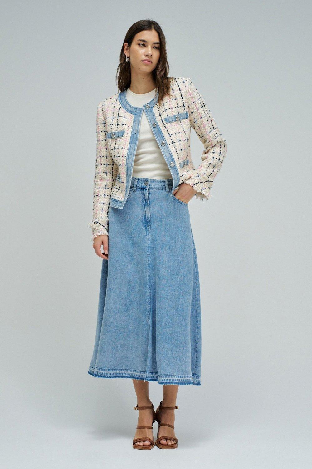 Tweed Coat, 2101_112, medium