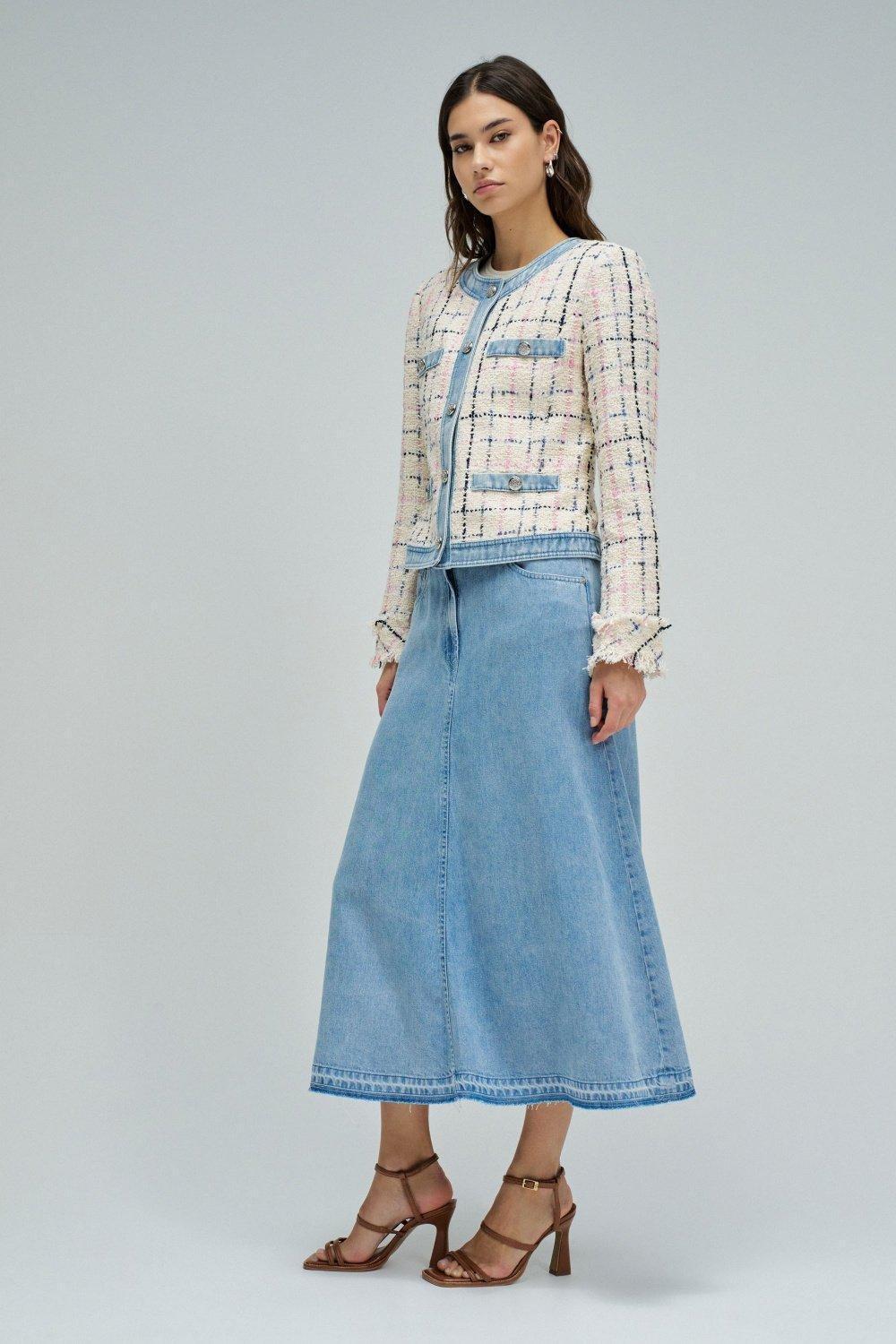 Tweed Coat, 2101_112, medium