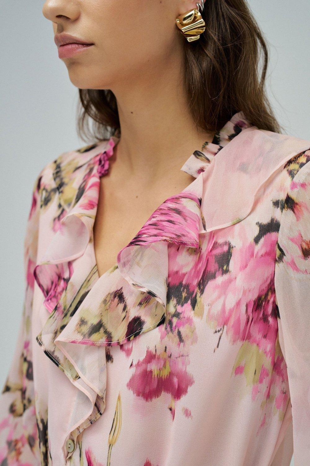 Dress With Floral Pattern, Light Pink, large image number 4