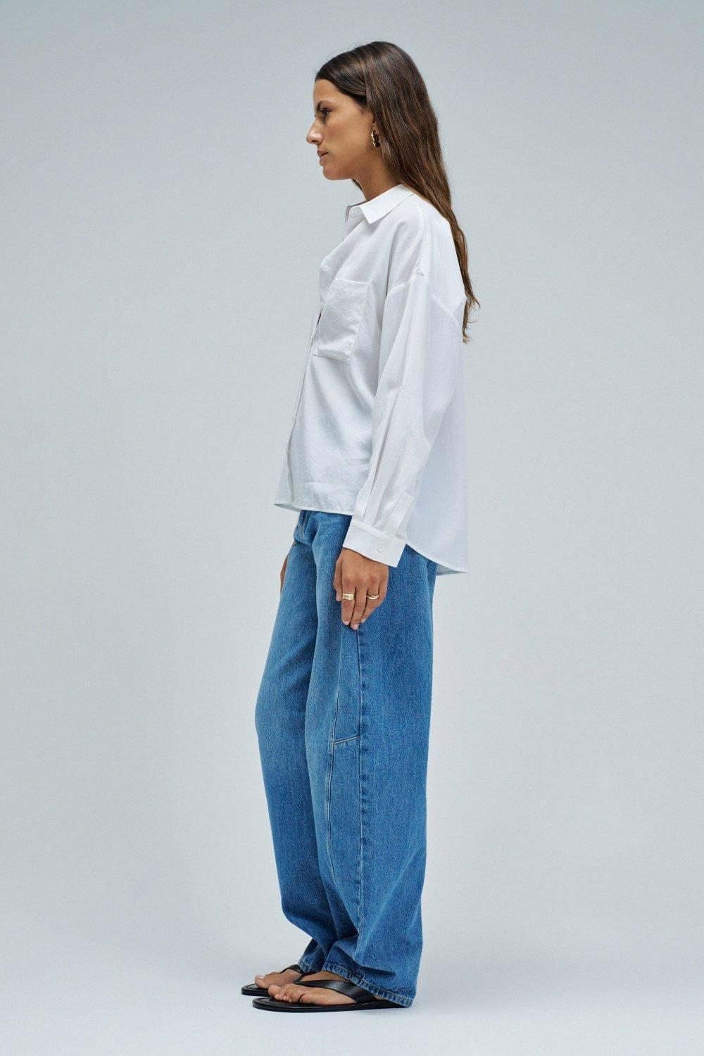 Lightdenim Shirt, White, medium