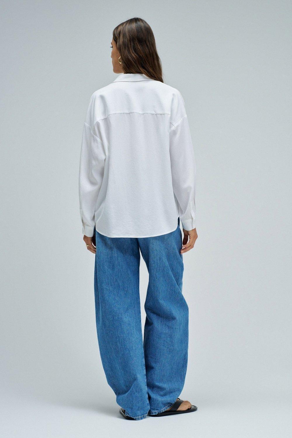 Lightdenim Shirt, White, large image number 3