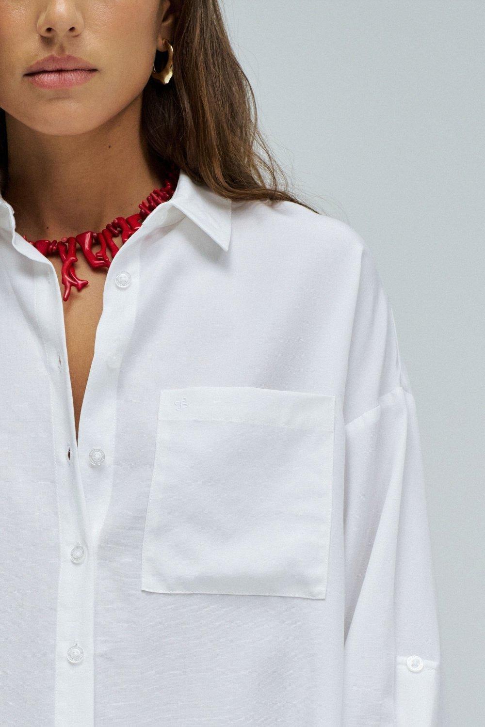 Lightdenim Shirt, White, large image number 4