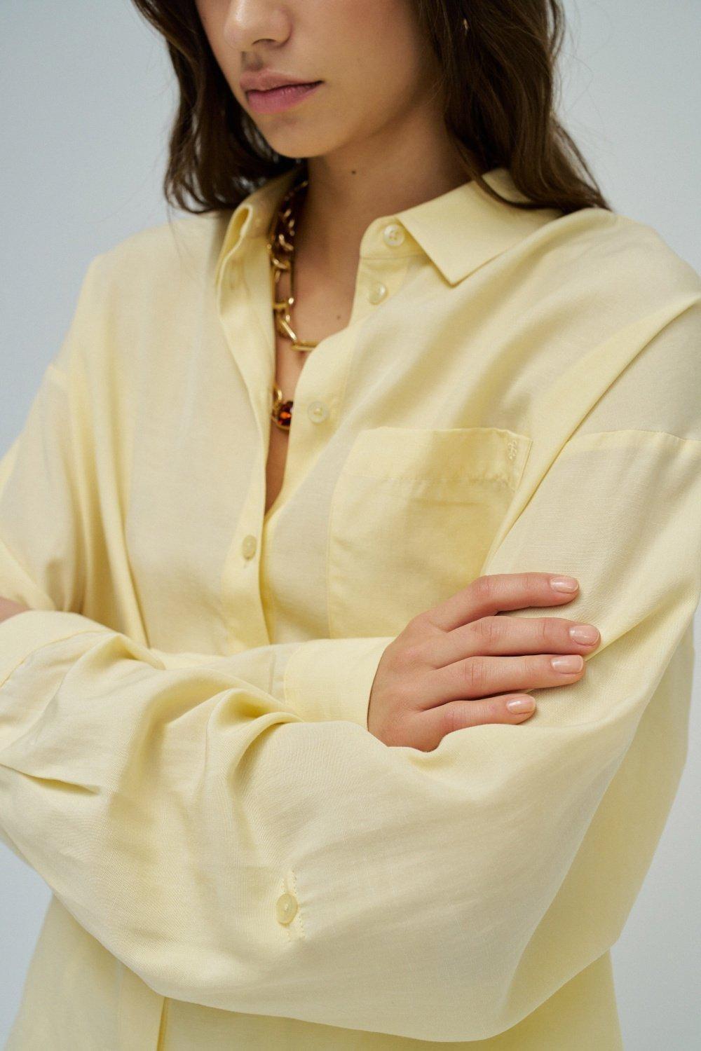 Lightdenim Shirt, Yellow, large image number 4