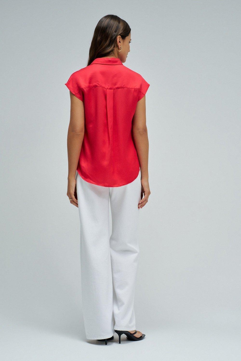 قميص أساسي, Red, large image number 3