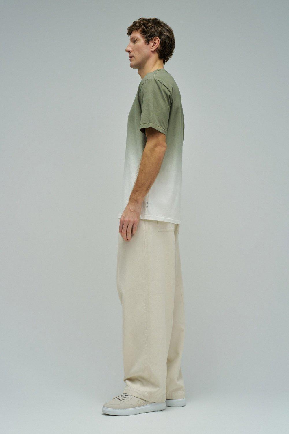 Regular Fit Dip Dye T-Shirt, Green, large image number 2