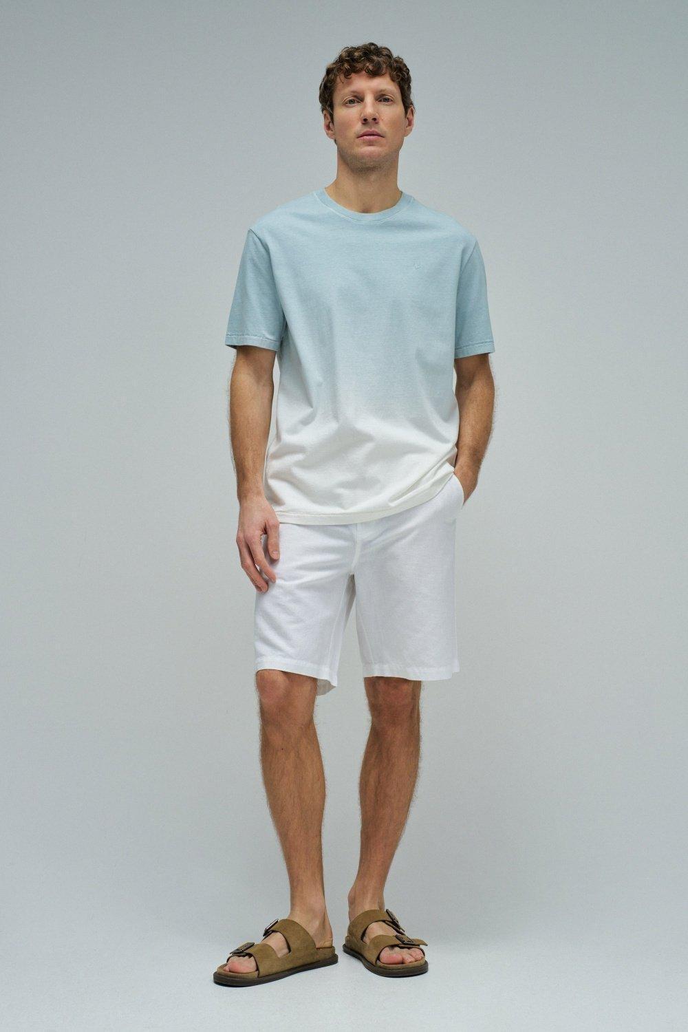 Regular Fit Dip Dye T-Shirt, Blue, large image number 1