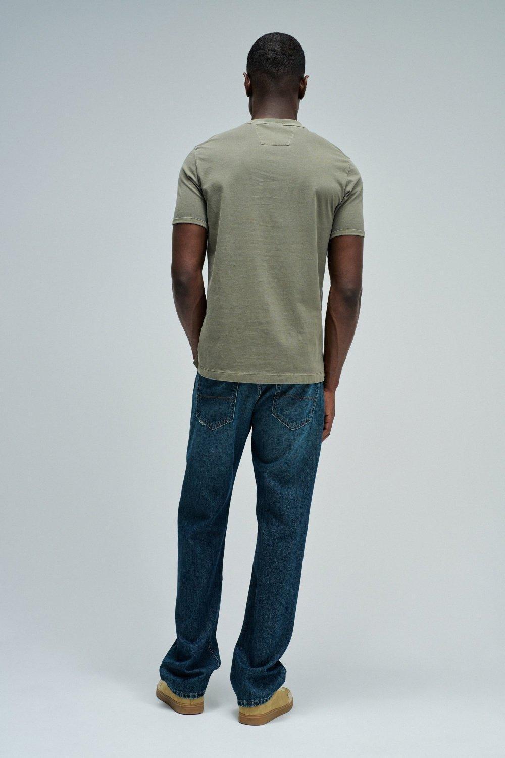 T Shirt With Branding, Green, large image number 3