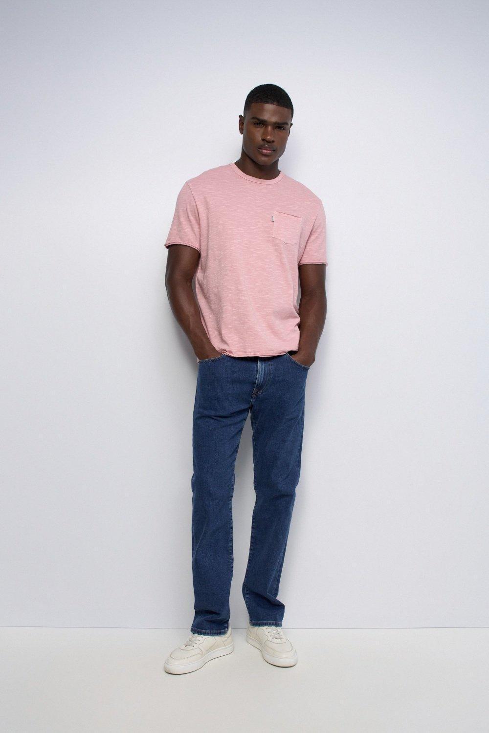 T Shirt With Pocket, Pink, medium