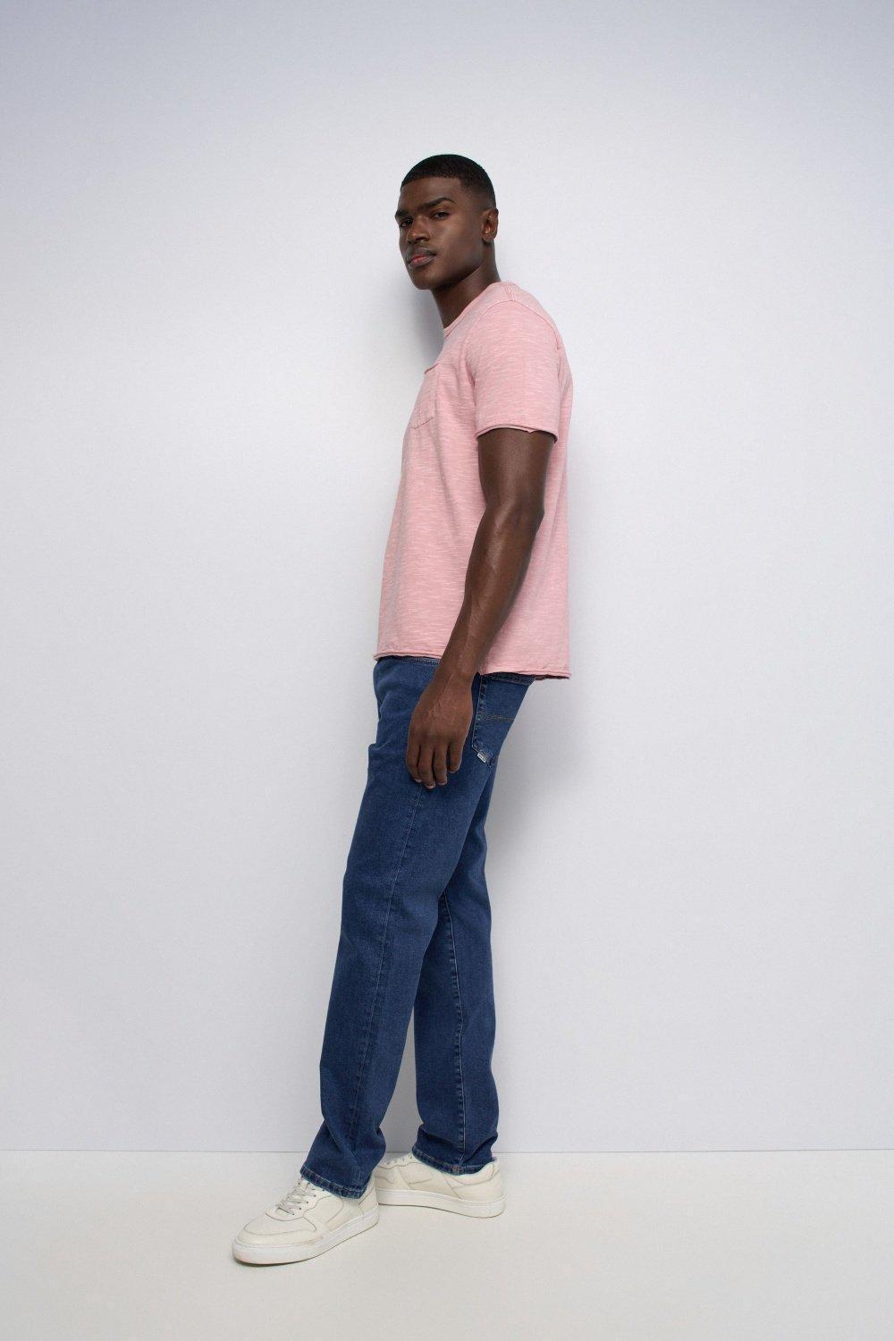 T Shirt With Pocket, Pink, medium
