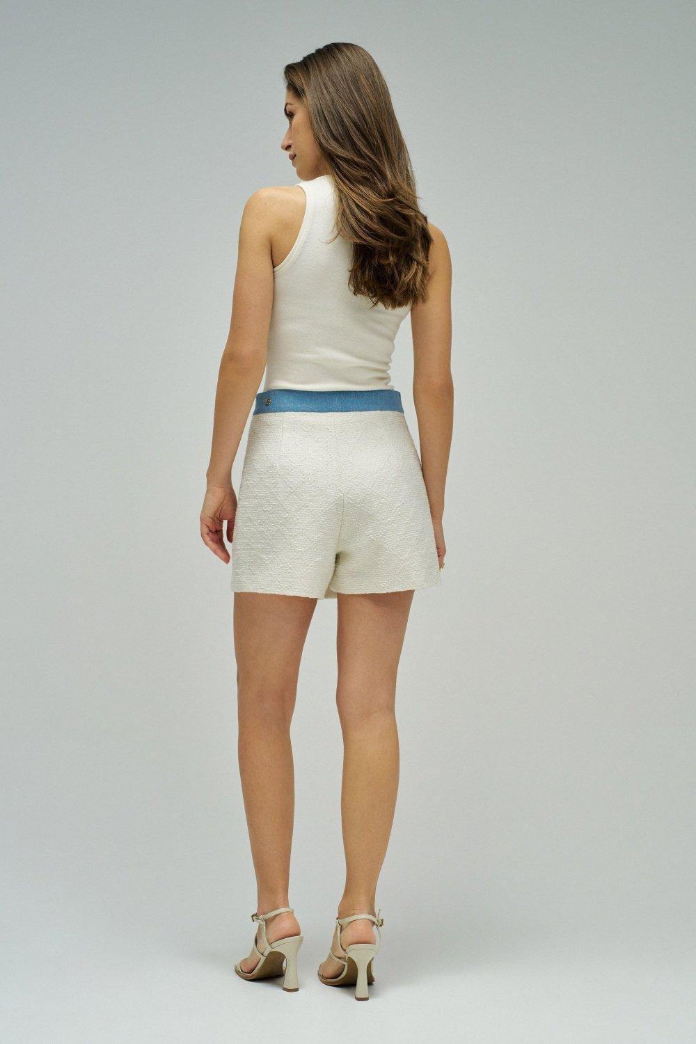 Tweed Skort, Beige, large image number 3