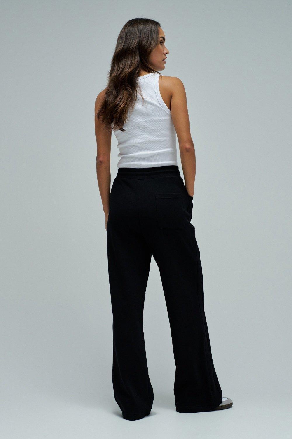 Joggers Pants With Branding, Black, large image number 3