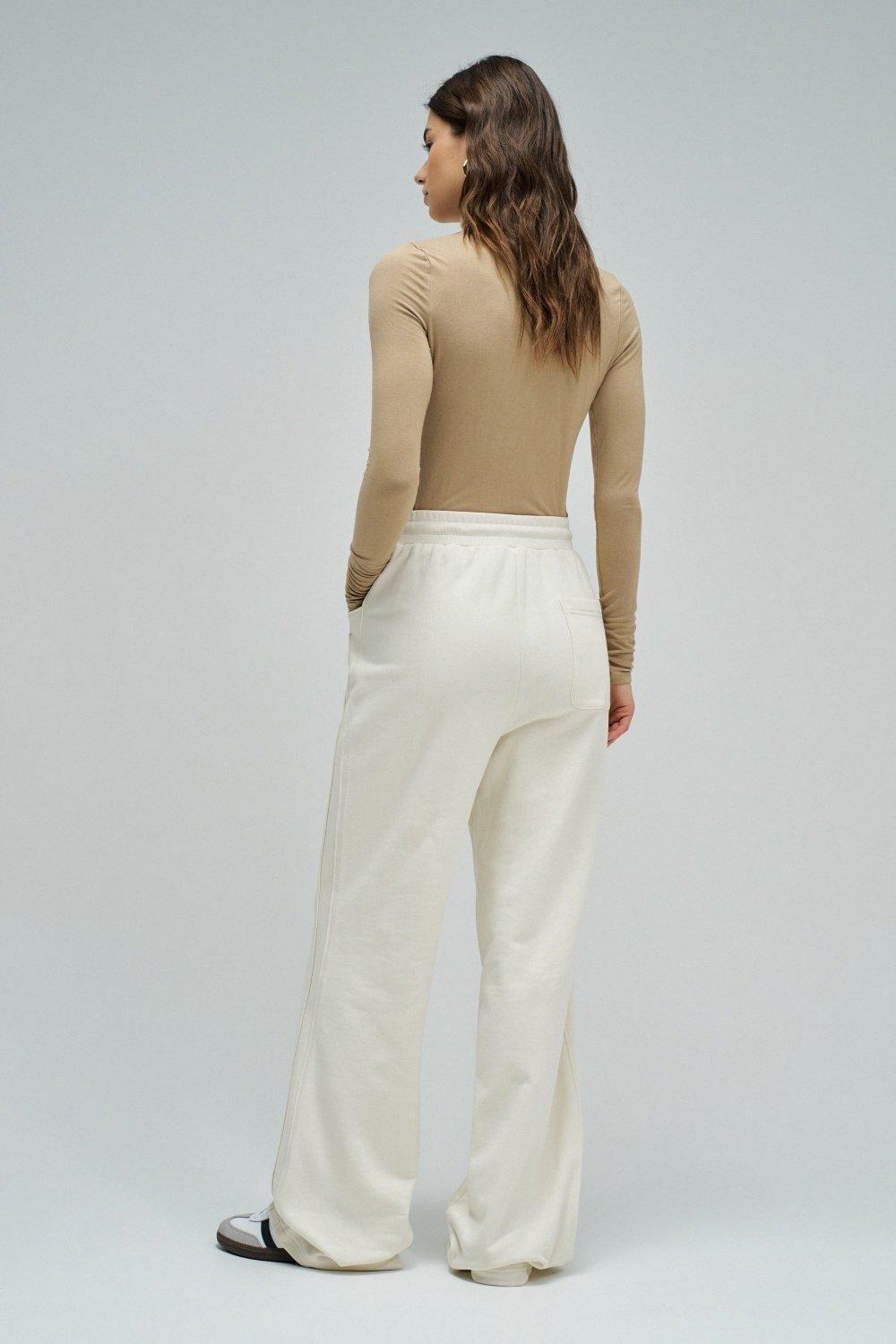 Joggers Pants With Branding, Beige, large image number 3