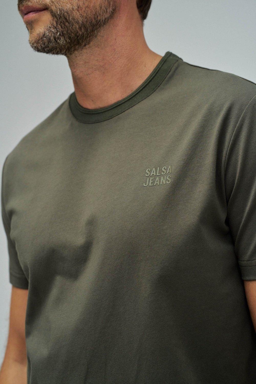 T-Shirt With Branding, Green, large image number 4