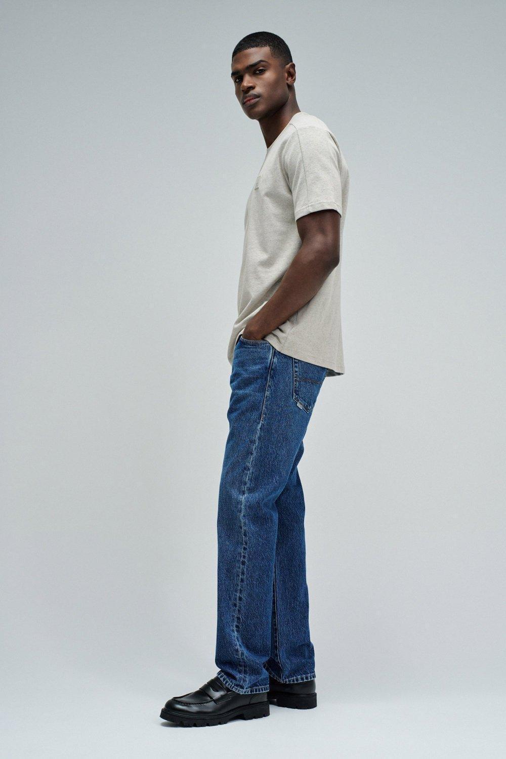 T-Shirt Regular Fit Melange Pique Structure, Beige, large image number 2