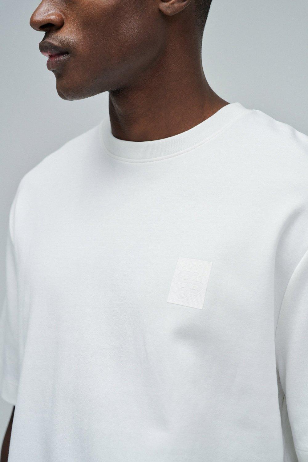T-Shirt With Branding, White, large image number 4