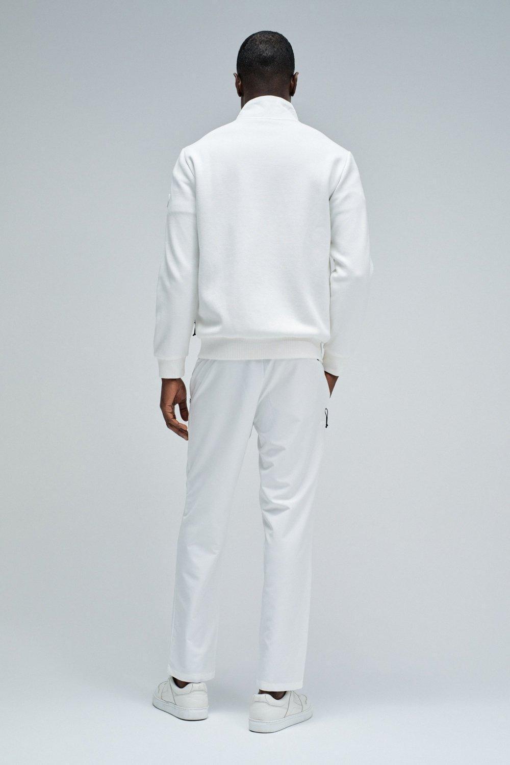 Jacket With Mix Materials, Pearl, large image number 3