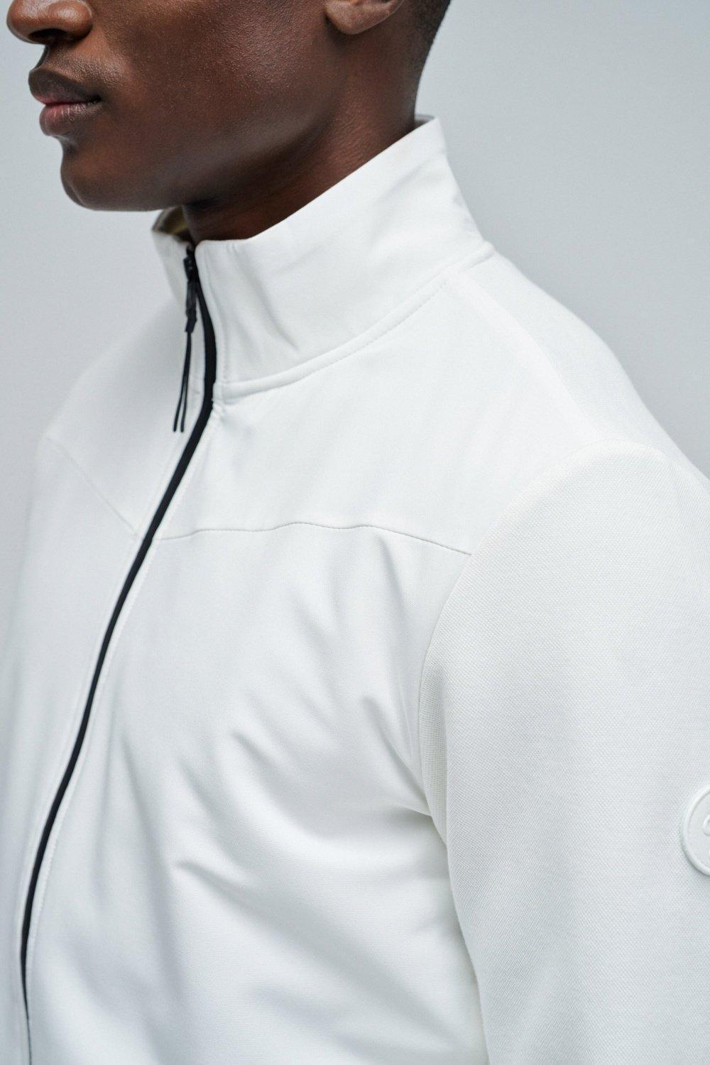 Jacket With Mix Materials, Pearl, large image number 4