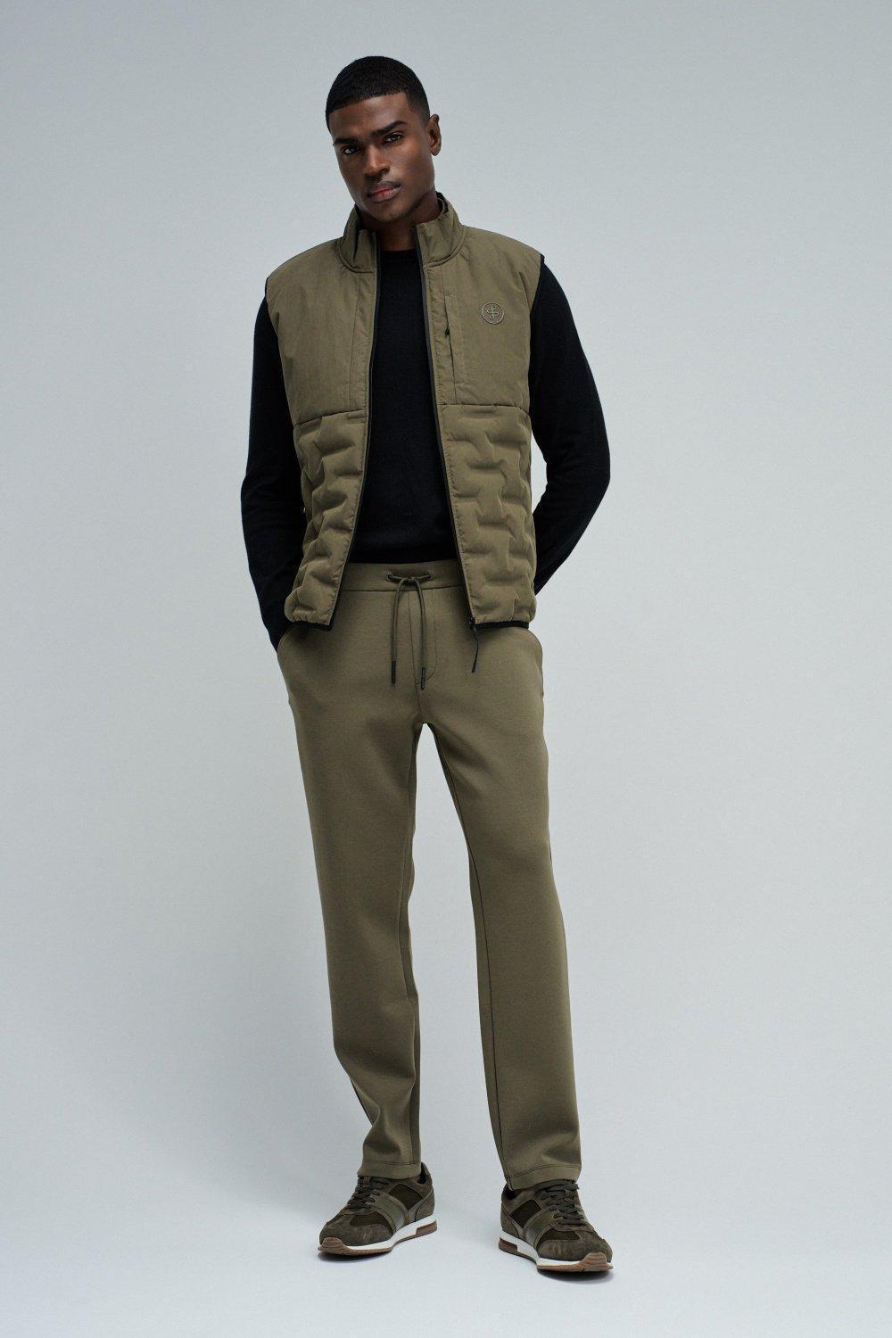 Padded Vest, Green, medium