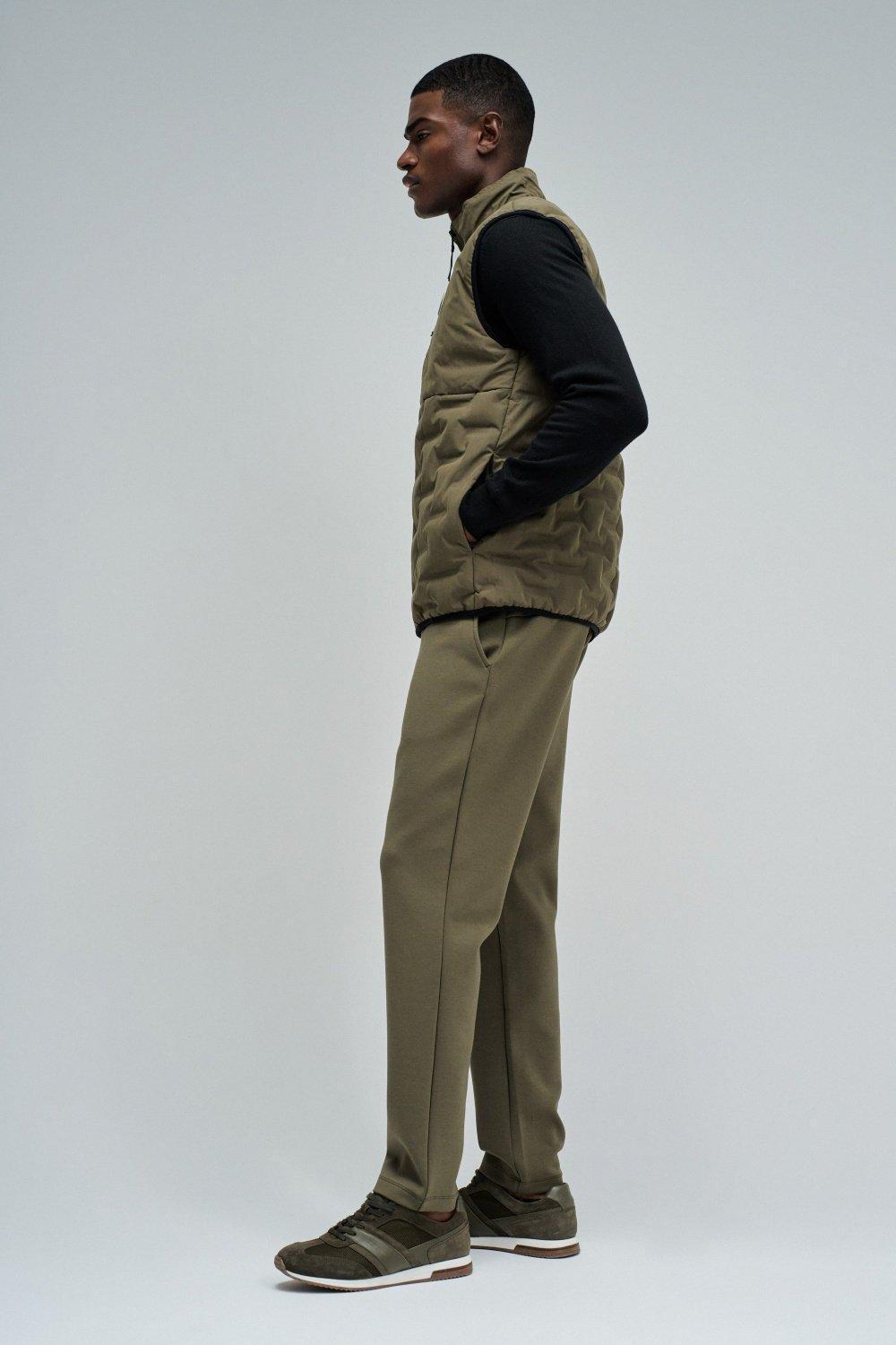 Padded Vest, Green, medium