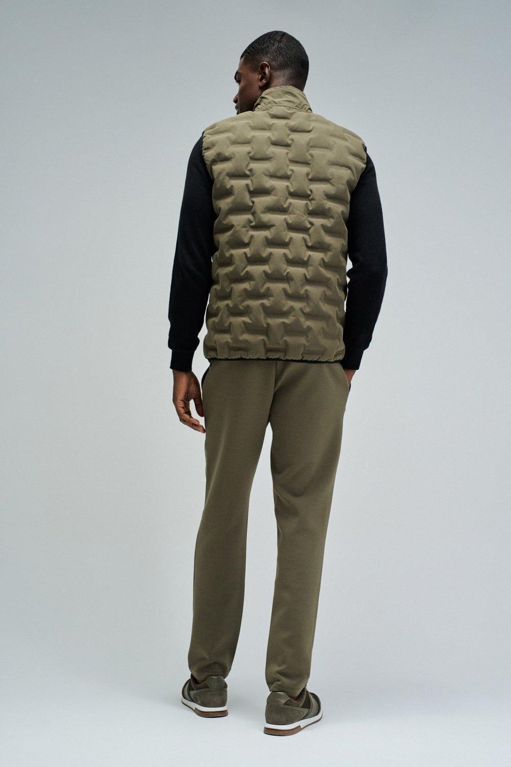 Padded Vest, Green, large image number 3