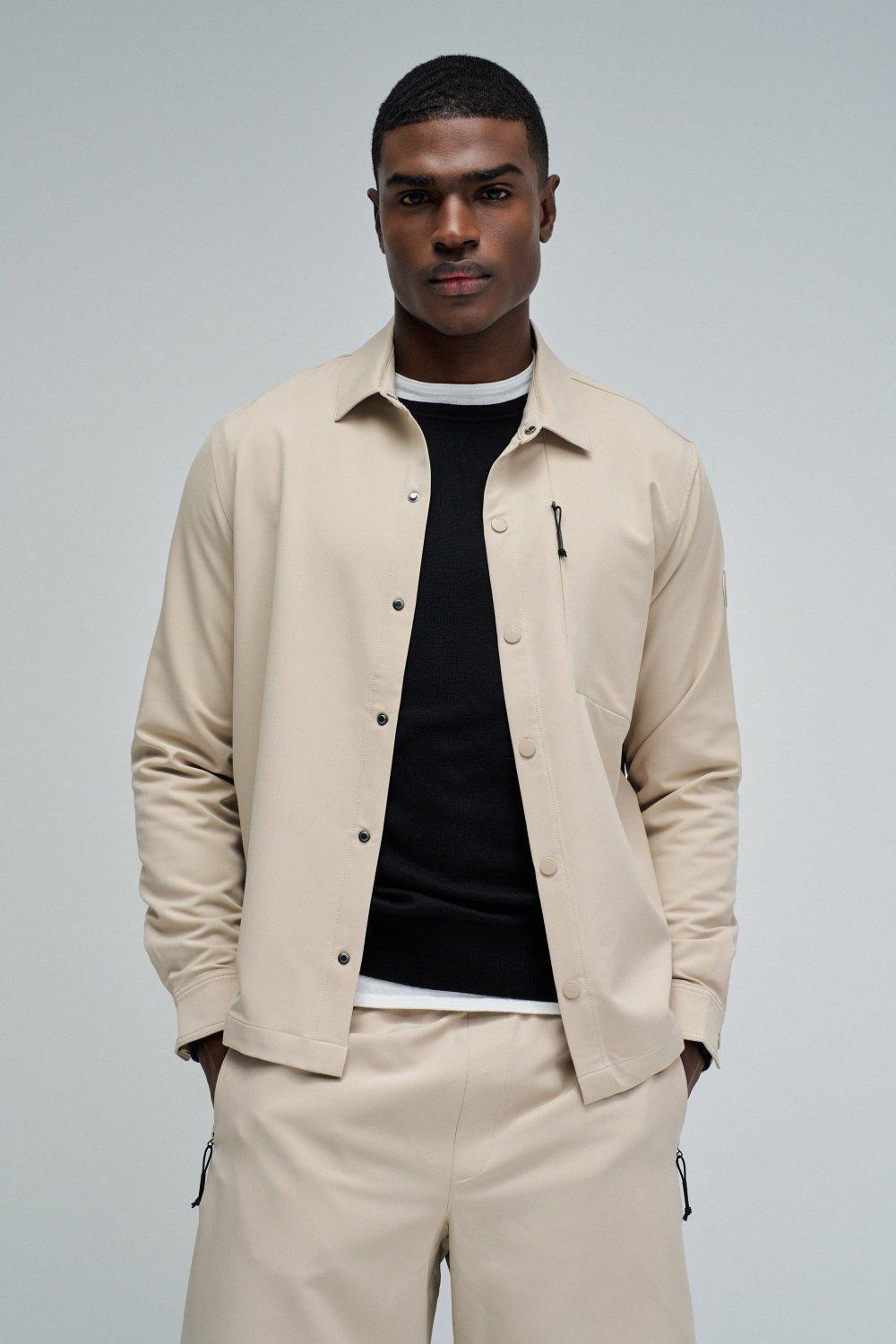 Overshirt Regular Fit, Cream, medium