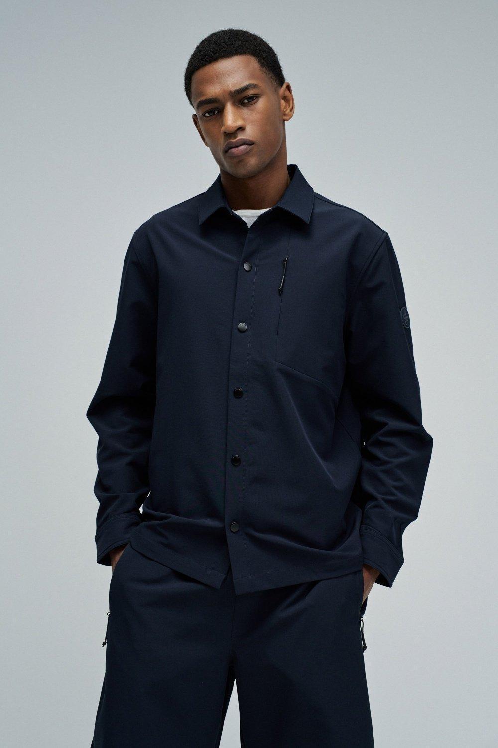 Overshirt Regular Fit, Navy, large image number 0