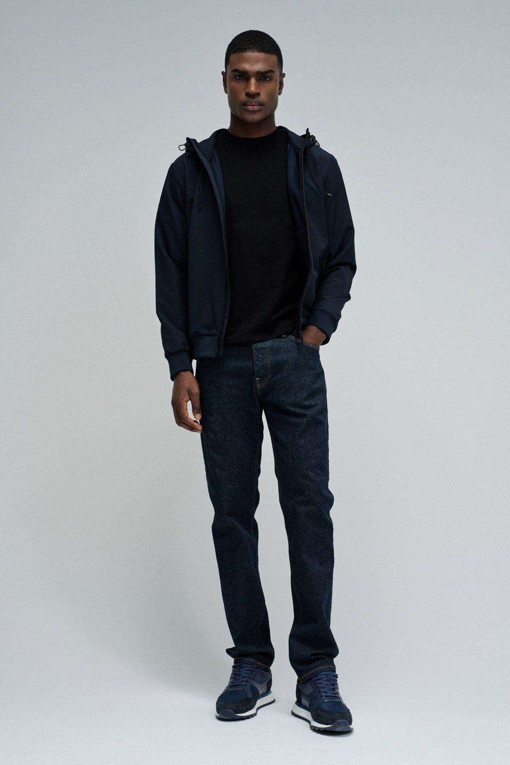 Regular Fit Jacket, Navy, medium