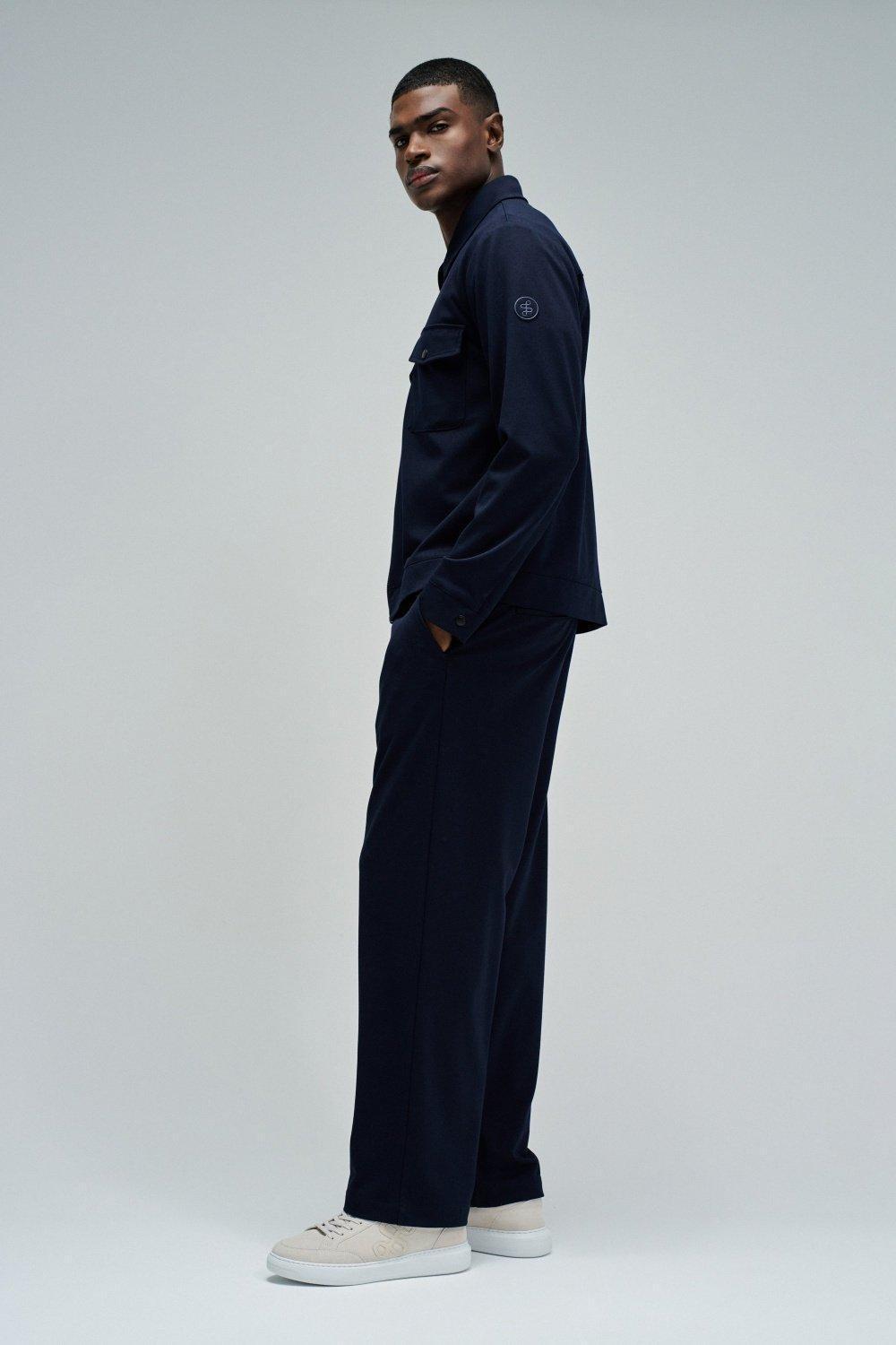 Jacket With Pockets On The Chest, Navy, medium