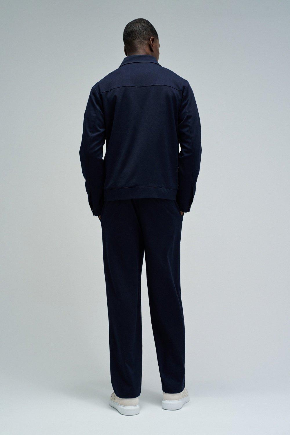 Jacket With Pockets On The Chest, Navy, large image number 3