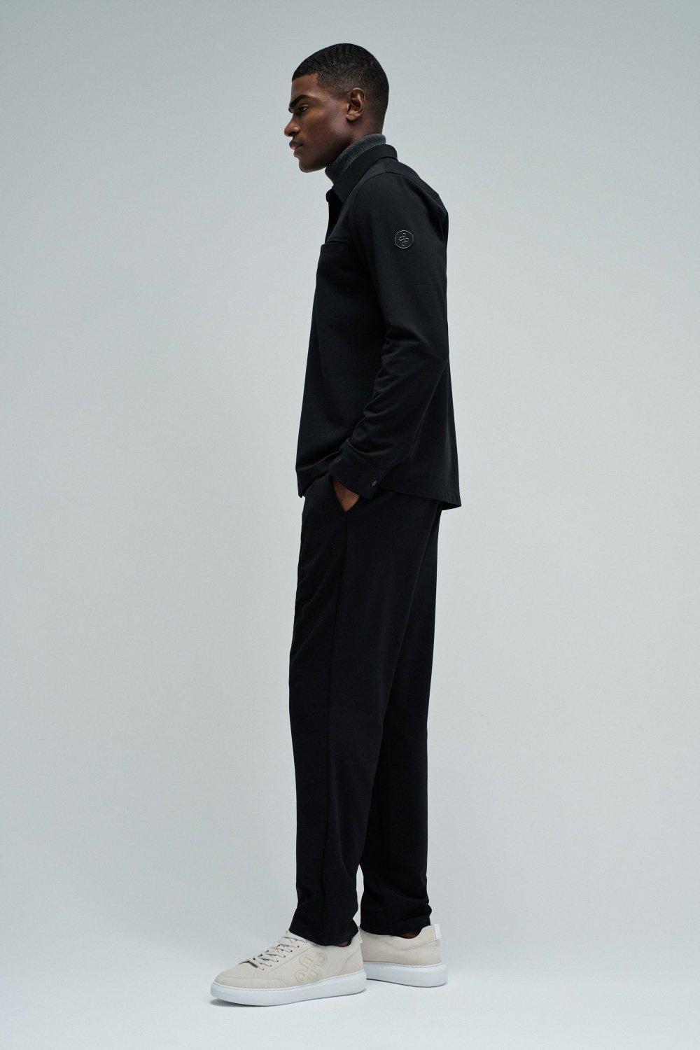 Regular Fit Overshirt, Black, large image number 2