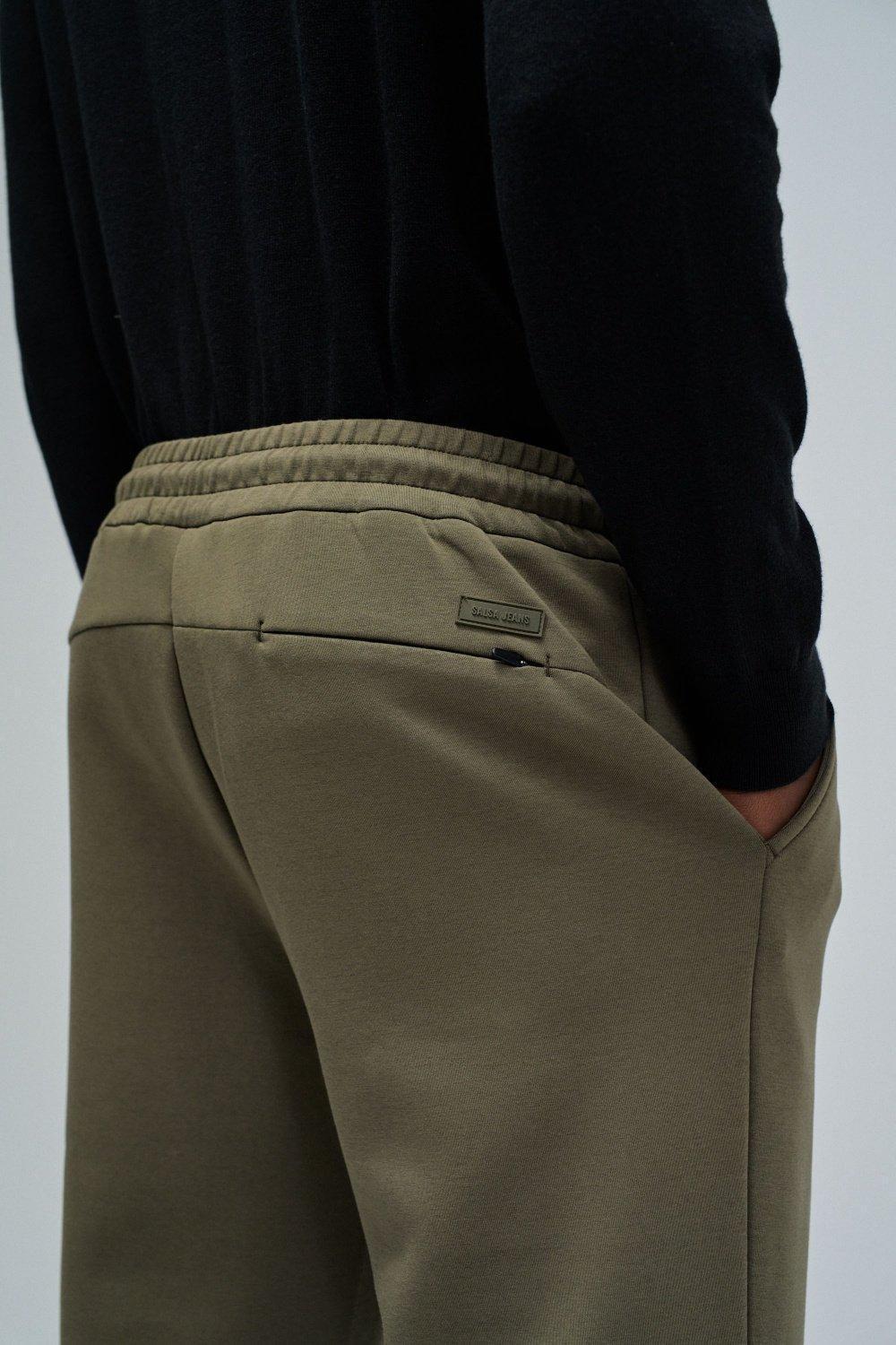 Interlock Scuba Jogger Pants Sport Set, Green, large image number 4