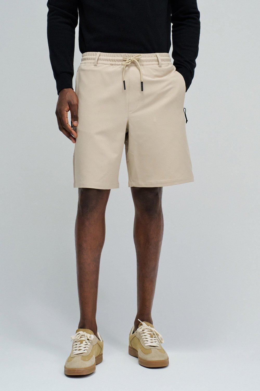 Regular Fit Shorts, Cream, medium